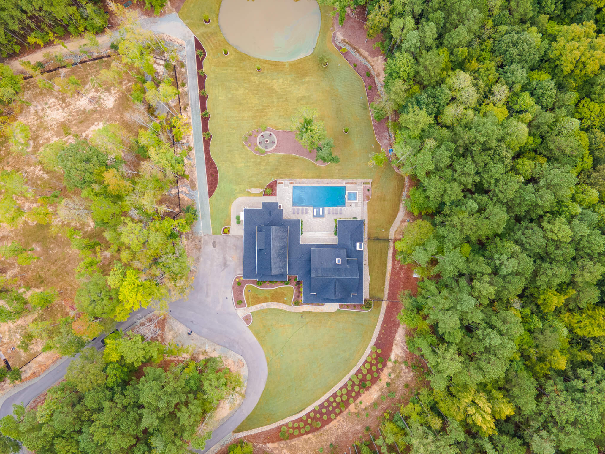 Construction in open land